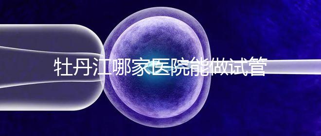 牡丹江哪家醫院能做試管嬰兒？過來這里看答案