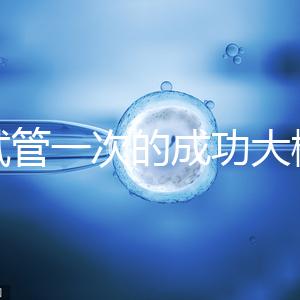 做試管一次的成功大概要多少錢(qián)?