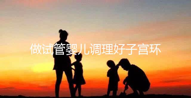 做試管嬰兒調(diào)理好子宮環(huán)境很重要,內(nèi)膜的好壞影響成功率