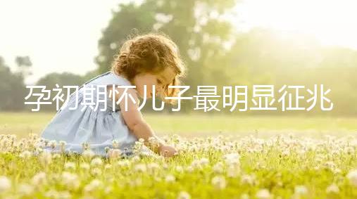 孕初期懷兒子最明顯征兆，網友指導全身長毛必是男胎