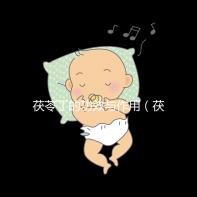 茯苓丁的功效與作用(茯苓丁的功效與作用禁忌)