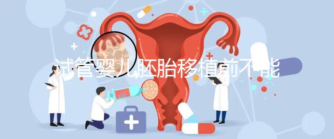 試管嬰兒胚胎移植前不能同房,整個(gè)孕期能同房嗎