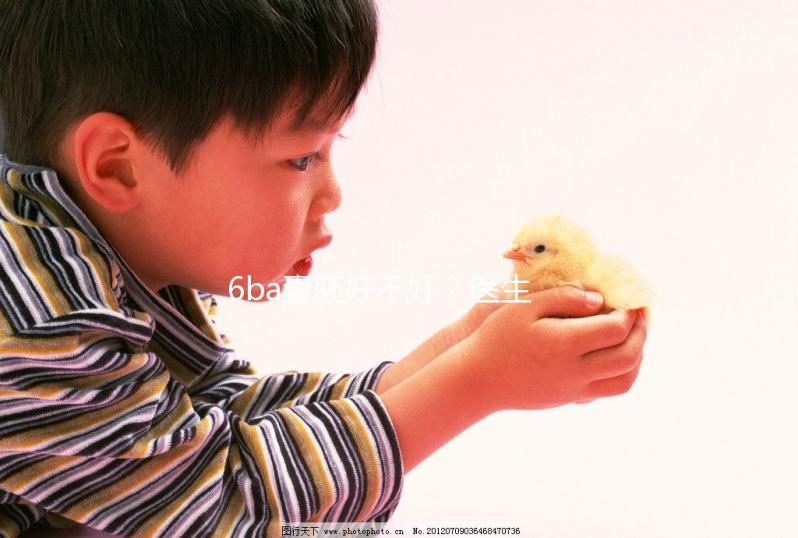 6ba囊胚好不好？醫(yī)生:調(diào)理好身體才是提升成功率的基礎(chǔ)